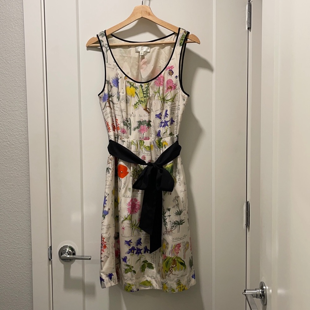 Anthropology Moulinette Soeurs Silk Dress